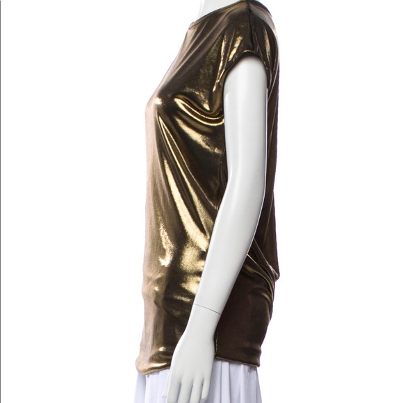 Halston Gold Top - Picture 2 of 3